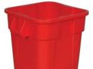 Rubbermaid/樂柏美 方形儲物桶，連搭鎖式桶蓋/3526