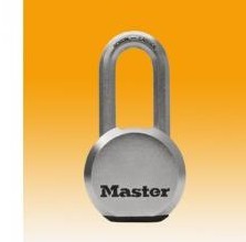 Masterlock/瑪斯特鎖M830XKADLF 固體鋼掛鎖