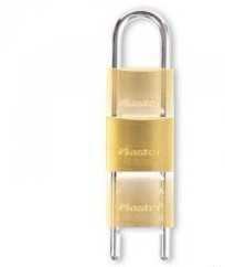 MasterLock/瑪斯特鎖 1950MCND可調鎖鉤黃銅鎖