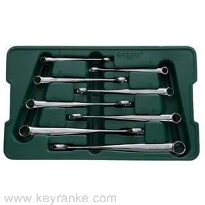 8件套加長型X柄兩用扳手