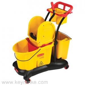 Rubbermaid/樂(lè)柏美 防溢側(cè)壓式拖地設(shè)備清潔推車/7780
