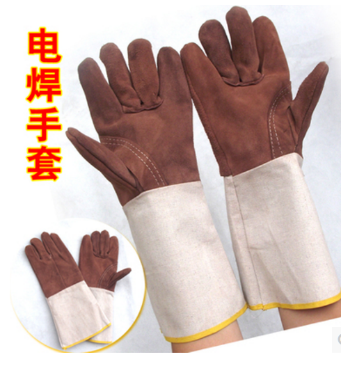 牛二層皮電焊手套 40cm