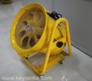 帶腳輪400mm防爆風機，配套變徑出風口350mm防爆風管 6M